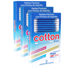 HASTES FLEXIVEIS (COTONETES) C/75 08